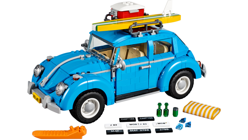 Illustration for article titled Lego's Second Attempt at a Classic '60s VW Beetle Has Finally Perfected Its Curves